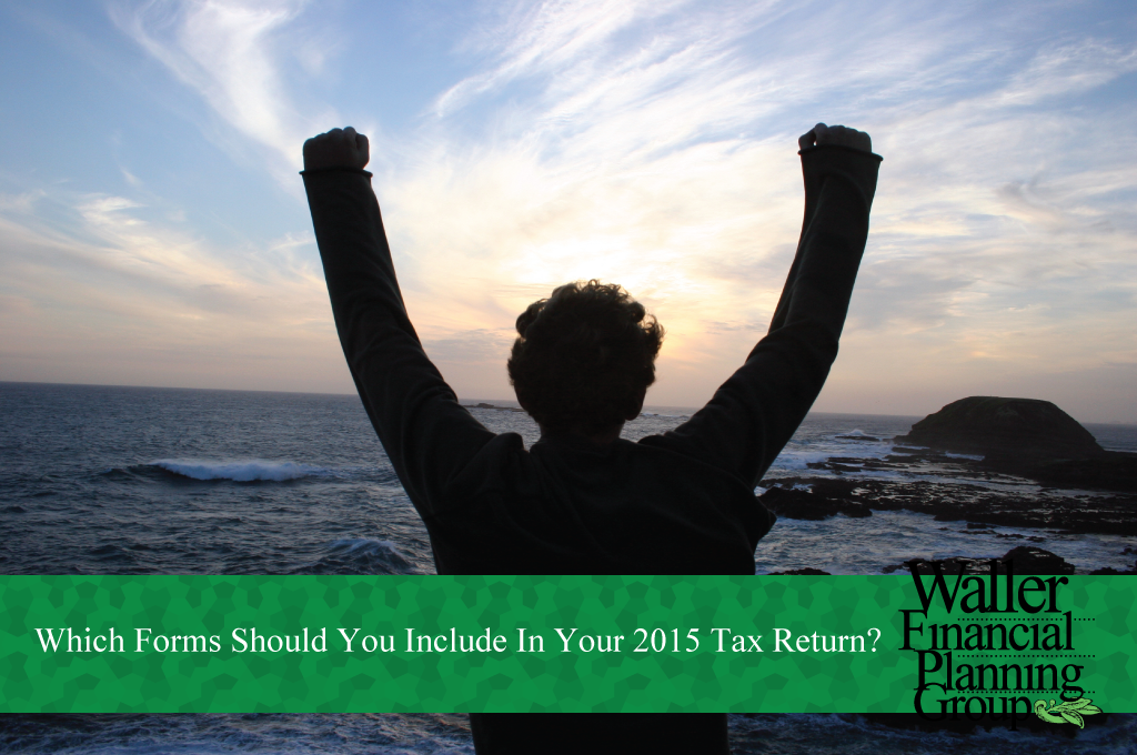 which forms to include in 2015 tax returns